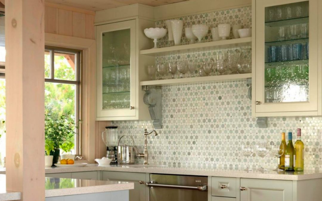 Create An Open, Inviting Kitchen With Glass Cabinet Doors